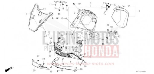 PANNEAU SUPERIEUR ADV750S de 2025